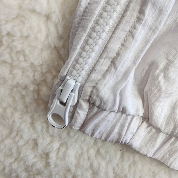 Champion Mens Small Colorblock Fleece Nylon Jogger Sweatpants Navy White Red - Picture 10 of 14